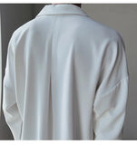 Aidase Apricot Black White Shirt Men Fashion Social Men Dress Shirt Korean Loose Casual Long-sleeved Shirts Men Formal Shirt M-3XL aidase-shop