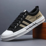 AIDASE  -  New Men's Canvas Shoes Lace Up Spring and Summer Casual Low top Cloth Breathable Korean Fashion Canvas Shoes SS26118 aidase-shop