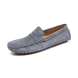 AIDASE  -  Men's Loafers Hot Selling Spring Autumn Men's Suede Leather Shoes for Commuting Massage Sole Flat Bottomed Walking Shoes aidase-shop