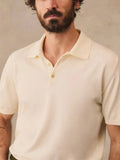 AIDASE  -  Casual Men's Slim Fit Polo Shirts Summer Fashion Solid Color Buttoned Polo Neck Tops Knitting Mens Short Sleeve Button-up Polos aidase-shop
