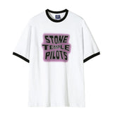 AIDASE  -  Summer New Men Tide Ins Chic  Korean Tops High Street Casual Print Cotton Small Neckline O-Neck Short Sleeve T-shirt aidase-shop