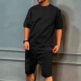 AIDASE  -  Summer tooling five-point pants men's sports suit casual multi-button bag shorts personalized suit spot aidase-shop