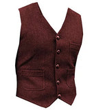 Aidase Men's Suit Vest V Neck Herringbone Tweed Business Waistcoat For Wedding Men Vests Groomman Clothing Jacket Victorian Steampunk aidase-shop