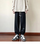 AIDASE  -  Summer Y2K Korean Style Vintage Loose Trousers Man Casual All Match Harajuku KPOP Sport Pants Fashion Style Pockets Male Clothes aidase-shop