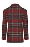 Aidase Plaid Wedding Suits For Men Notch Lapel Woolen Groom Wear Slim Fit Business Blazer Custom Made Only Jacket aidase-shop