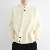 AIDASE  -  Autumn Winter New Men Knitted Sweater Fashion Casual Versatile Solid Color Long Sleeve Trendy Cardigan Coat Tide 21E7626 aidase-shop