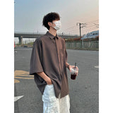 AIDASE  -  Tian Blue Ice Silk Cool Sensation ort Sve irt Men Summer Korean Sle Youthful Sun Protection irt Premium Feel aidase-shop