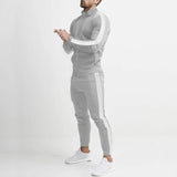 AIDASE  -  autumn and winter new casual men's sports suits, color matching men's clothing, casual suits hooded trendy sports aidase-shop
