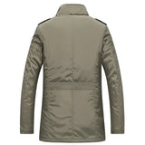 AIDASE  -  Winter Men Jackets and Coats Casual Windproof Thick Warm Jacket Men's Long Trench Coat Parka Clothing aidase-shop