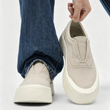 AIDASE  -  New Summer Men's Breathable Casual Thick Sole Loafers, Lightweight Non‑Slip Lazy Slip-On Ice Silk Canvas Shoes aidase-shop