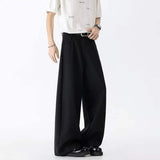 AIDASE  -  American Style Mem's Pants High Street Curved Knife Trousers Summer Fashion Casual Loose Handsome Menswear Tide aidase-shop
