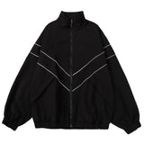 Aidase Hip Hop Varsity Jacket Men High Street Patchwork Color Block Windbreaker Coats Women Spring Autumn Thin Fashion College Jackets