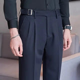 AIDASE  -  Men's Suit Pants, Fashion Slim Dress Trousers ,White Black Blue Green Pantalones Hombre Fall/Winter Male Pant, New aidase-shop