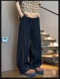 AIDASE  -  American Style Male Jeans Trendy Loose Casual Versatile Straight Trousers 2025 New Fashion Handsome Denim Pants 21E6610 aidase-shop