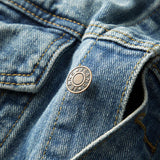 Aidase Men's Vintage Denim Jacket Autumn New Korean Fashion Jean Coat Streetwear Male Casual Loose Jacket Plus Size 4XL 5XL