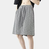 AIDASE  -  Summer New Loose Men Shorts Breathable Straight-leg Pants 2025 Fashion Zebra Print Design Casual Menswear Trend 21E6533