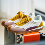 AIDASE  -  New Men Retro Color Matching German Training Shoes, Breathable Soft Bottom Lightweight Casual Sports Footwear aidase-shop