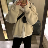 Aidase Winter Thickened Sweater Cardigan Men Warm Zipper Knitted Sweater Coat Men Korean Loose Cardigan Sweater Men Jumper Clothes aidase-shop
