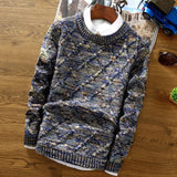 AIDASE  -  Youth Korean Sle Long Sve round Ne Pullover Sweater Casual Slim Fit Knitted irt for Men Spring Autumn Faionable aidase-shop