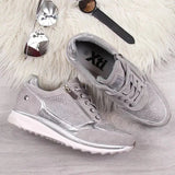 AIDASE  -  Plus Size Casual Sneakers Women's New Style European and American Thick Bottom Old Man Shoes Solid Color Loafers Women's Sh aidase-shop