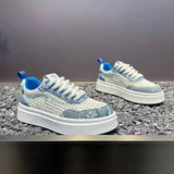 AIDASE  -  Men fashion Summer Sporty Shoes Breathable Trendy Thick Bottom Casual Sneakers Comfortable Boy Shoes  Synthetic Inner EVA Insoe aidase-shop