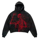 AIDASE  -  Harajuku Letter Print Ins New Casual Sportswear Sweatshirt for Men Clothing Oversized Y2k Goth Hoodies Gothic Punk Couple Tops aidase-shop