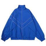 Aidase Hip Hop Varsity Jacket Men High Street Patchwork Color Block Windbreaker Coats Women Spring Autumn Thin Fashion College Jackets