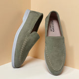 AIDASE  -  Classic Suede Leather Loafers Men Casual Shoes Luxury Brand Mens Breathable Slip on Driving Shoes Moccasins aidase-shop