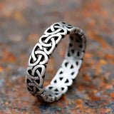 Aidase NEW Vintage 316L Stainless Steel Viking Celtic Knot Ring for Men Punk Retro Amulet fashion Jewelry FOR GIFT
