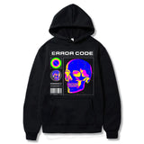 Skeleton Thermal Imaging Graphic Print Hoodie Men's Hip Hop Streetwear Men Women Fleece Cotton Hoodies Unisex Fashion Sweatshirt aidase-shop