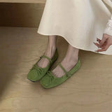 AIDASE  -  New Mary Jane Loafers Women Flat Driving Shoes French Vintage Slip On Non Slip Female Casual Sneakers aidase-shop