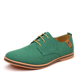 AIDASE  -  Men Large Size Frosted Leather Casual Shoes Wide Velvet Surface Fashionable Trendy Low Top Lace up Work Shoes Rubber Sole aidase-shop