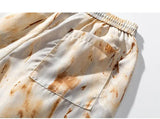 AIDASE  -  Summer New Men's Sets Single Breasted Lapel Short Sleeve Shirt Drawstring Straight-leg Men Shorts Trend Male Suit aidase-shop