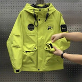 Aidase  New Workwear Hooded Loose Jacket Men's Korean Version Versatile Submachine Jacket Youth Fashion Hooligan Jacket