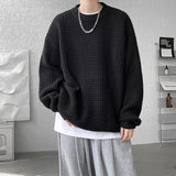 AIDASE  -  New Year Sweaters Korean Fashion O-neck Quality Texture Sweaters Men Autumn Street Wear Mens Knitted Sweater Men Pullovers aidase-shop