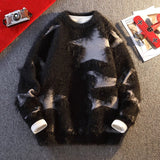 Aidase 2024 Men Women Autumn Winter Sweater Solid Thin Cashmere Knit Pullover Sweater Man Patchwork Sweater Casual Pullover Knitted Top aidase-shop