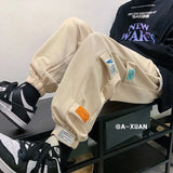 AIDASE  -  Durable Non-Pilling Non-Fading Men's Summer New Workwear Dirt-Resistant Slimming Magic Patch Ankle Pants aidase-shop