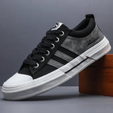 AIDASE  -  New Men's Canvas Shoes Lace Up Spring and Summer Casual Low top Cloth Breathable Korean Fashion Canvas Shoes SS26118 aidase-shop