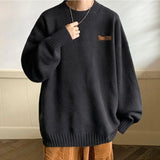 Aidase Men's Clothing Commuter Versatile Autumn and Winter Fashion New Round Neck Long Sleeve Simplicity Solid Color Casual Pullover aidase-shop