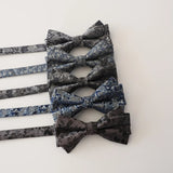AIDASE  -  12*6CM Luxury Paisley Bow Ties For Men Adult Gray Brown Floral Soft Bowties Wedding Party Groom Formal Butterfly Shirt Accessory aidase-shop
