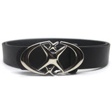 AIDASE  -  Vintage Men Women Punk Cross Star Buckle Belt Design Metal Gothic Y2k Belt Pu Leather Waistband Jeans Pants Decorative Belt