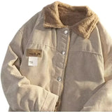 AIDASE  -  Trendy Cotton Jacket Men's Fashionable Corduroy Stand Collar Versatile Style Casual Wear New Hot Sale Of The Season Popular Male aidase-shop