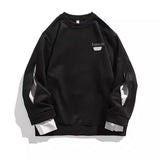 AIDASE  -  New Autumn/Winter Fashion Brand Retro Design with Contrast Color Round Neck Loose and Versatile Handsome Men's Casual Sweater aidase-shop