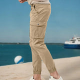 AIDASE  -  Men's Cargo Jogger Pants Multi Pocket Elastic Waist Casual Trousers aidase-shop
