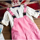 AIDASE  -  Men Pink Bib Overalls Casual Adjustable Suspenders Jumpsuits Y2K Loose Straight Pants aidase-shop