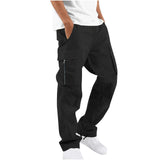 AIDASE  -  Summer New Men's Work Pants European and American Foreign Trade Drawstring Multi Pocket Casual Pants aidase-shop