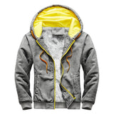 Aidase Men Hoodies Winter Thick Warm Fleece Zipper Men Hoodies Coat Sportwear Male Streetwear Hoodies Sweatshirts Men aidase-shop
