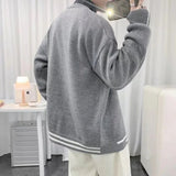 AIDASE  -  Japanese Style Cardigan Sweater Men Autumn Loose Casual Knitwear Streetwear Fashion aidase-shop