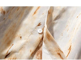 AIDASE  -  Summer New Men's Sets Single Breasted Lapel Short Sleeve Shirt Drawstring Straight-leg Men Shorts Trend Male Suit aidase-shop