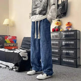 Aidase Pocket Straight Loose Baggy Casual Pants Man Autumn Winter Corduroy Trousers For Men Wide Y2k Spandex Xxxl High Quality Cotton aidase-shop
